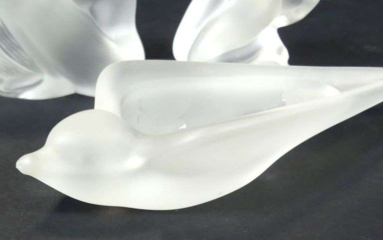 3 PIECES ART GLASS