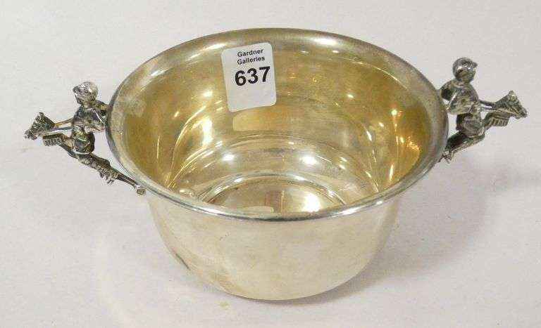 CHILD'S STERLING SILVER LOVING CUP