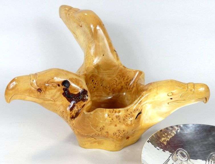 INDIGENOUS BOWL & SILVERPLATED DISH