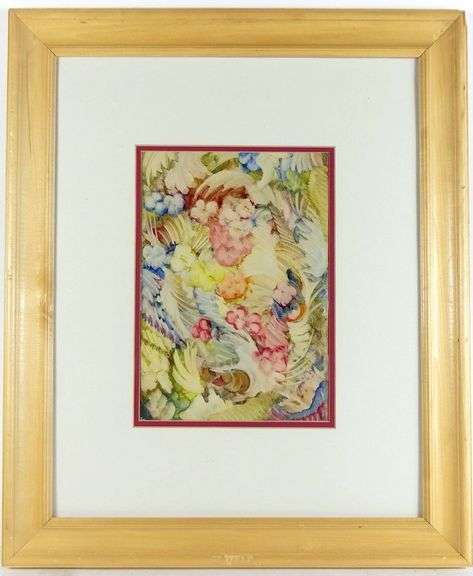 TWO ARTHUR LIDSTONE FLORAL STUDIES