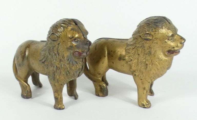 2 ANTIQUE COIN BANKS