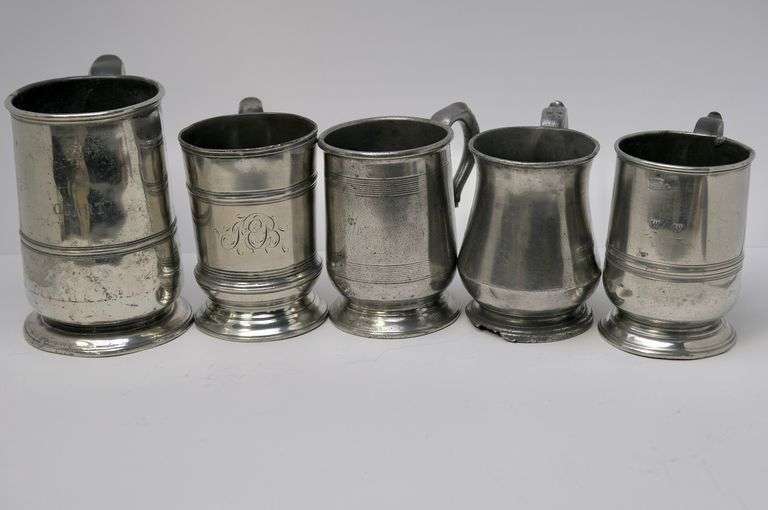 PEWTER TANKARDS