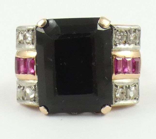 LADIES' ART DECO RING