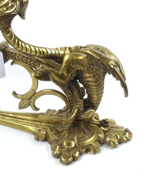 GILT BRONZE WALL SCONCE