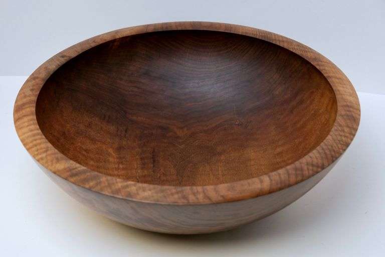 TURNED WOOD BOWL