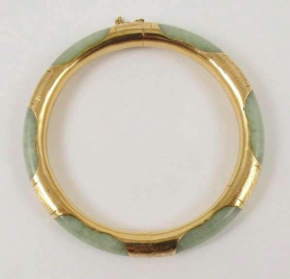 JADE & GOLD BRACELET