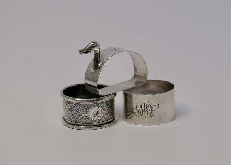 STERLING NAPKIN RINGS