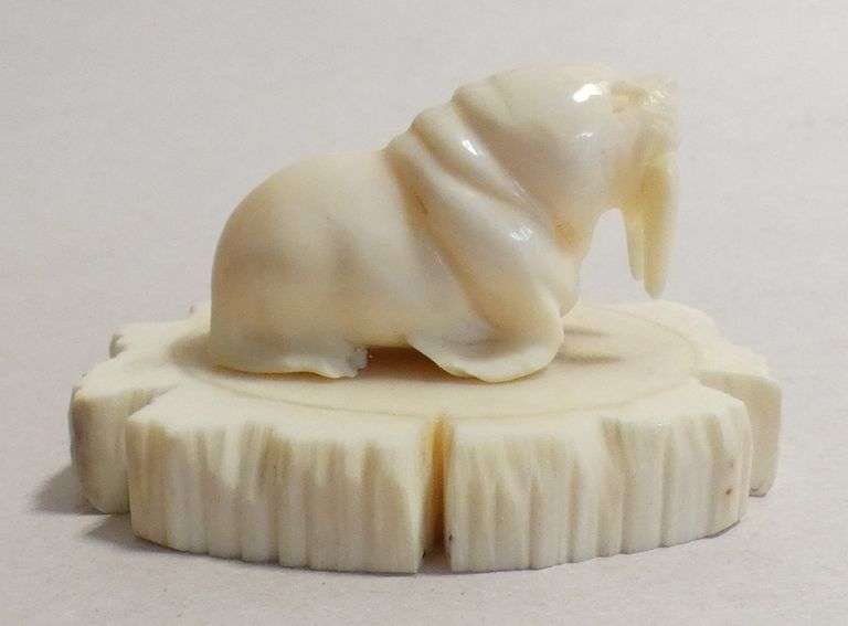 TWO IVORY CARVINGS