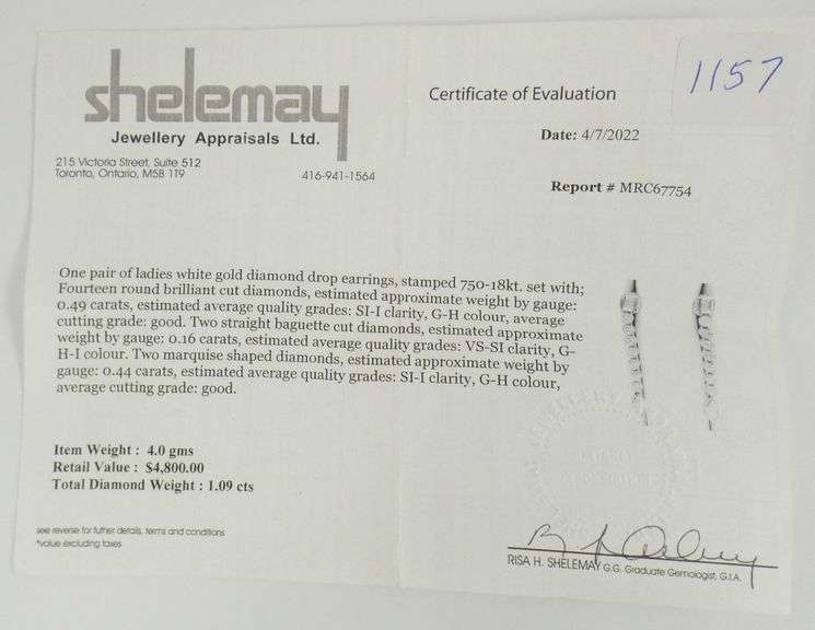 FORMAL DIAMOND EARRINGS