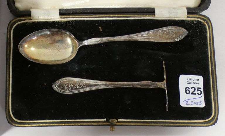 TWO STERLING CUTLERY SETS