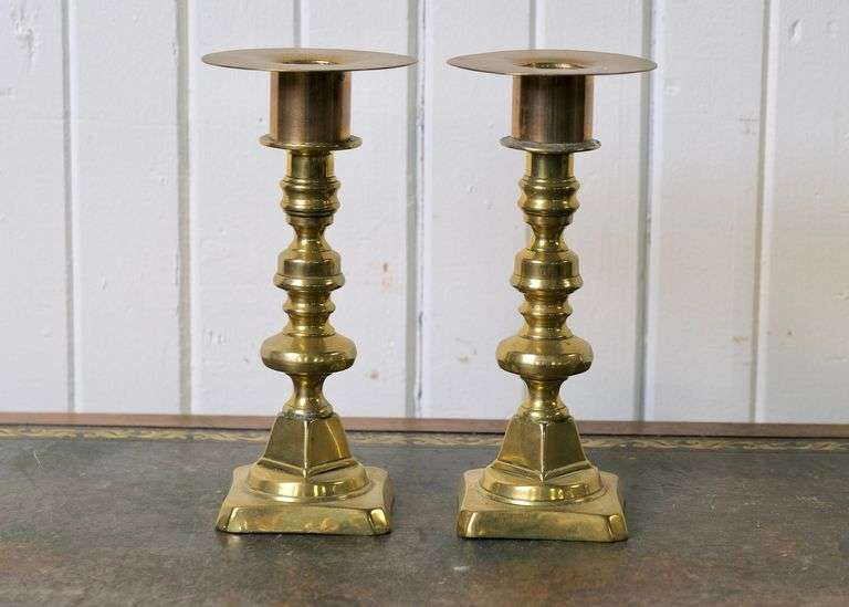 VICTORIAN CANDLESTICKS
