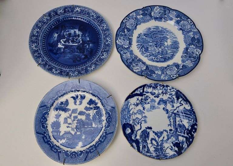 BLUE & WHITE PLATES