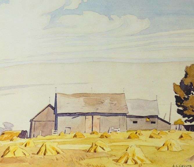 HAND-SIGNED A.J. CASSON PRINT