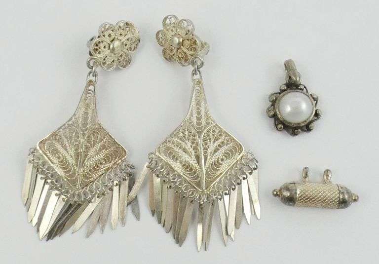 SILVER EARRINGS, ETC.