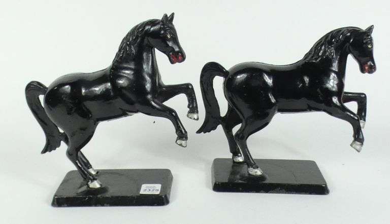 2 CAST IRON COIN BANKS