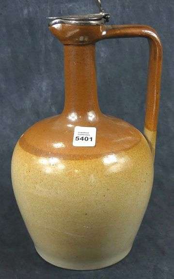 ANTIQUE ENGLISH STONEWARE JUG