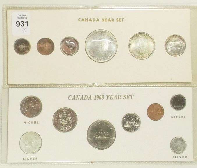 2 CANADIAN YEAR SETS