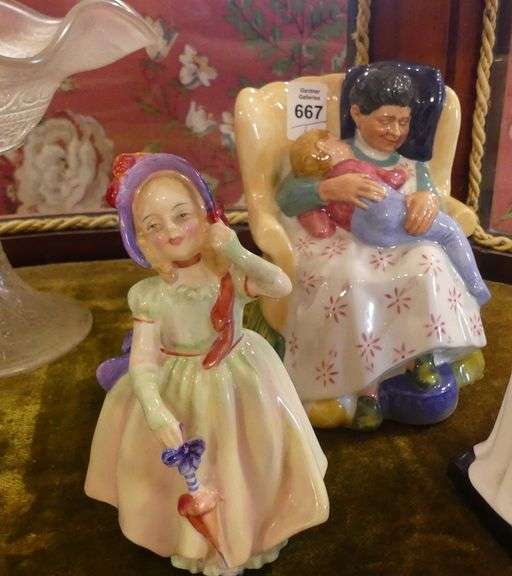 FOUR ROYAL DOULTON FIGURINES