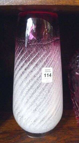 ITALIAN ART GLASS AND BOHEMIAN CRYSTAL VASES