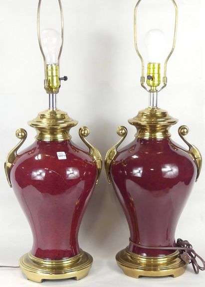 PAIR TABLE LAMPS