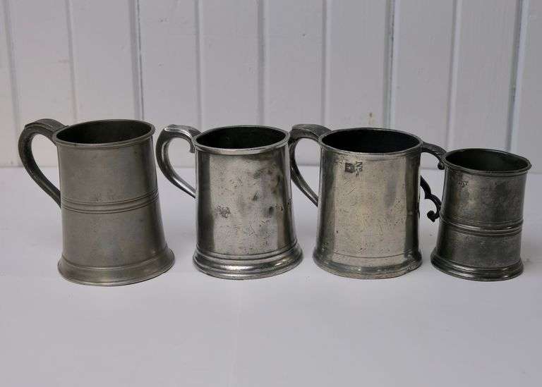 PEWTER TANKARDS