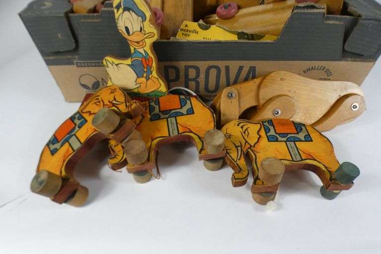 VINTAGE WOOD TOYS