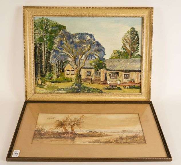 TWO PAINTINGS