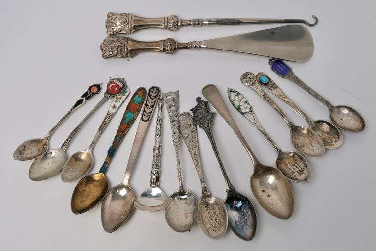 SILVER SOUVENIR SPOONS