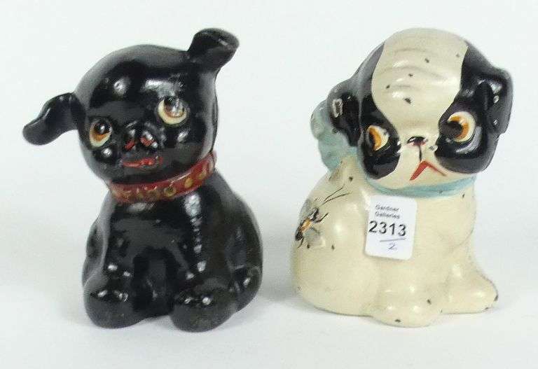 2 CAST IRON COIN BANKS