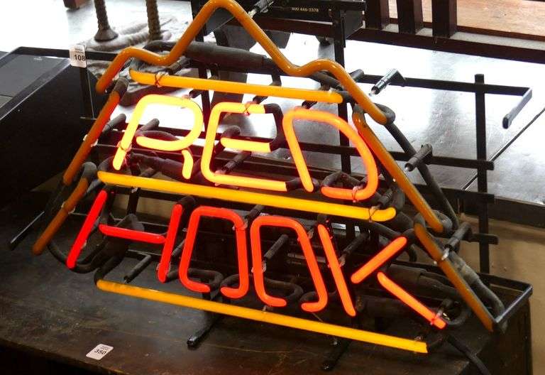 "RED HOOK" NEON SIGN