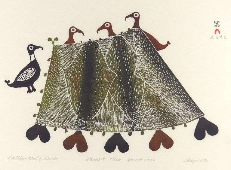 THREE TUNNILLIE IKAYUKTA PRINTS