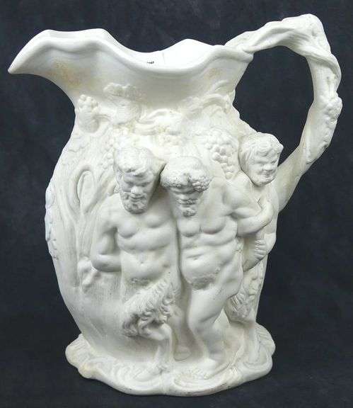 19TH CENTURY SALT GLAZED JUG