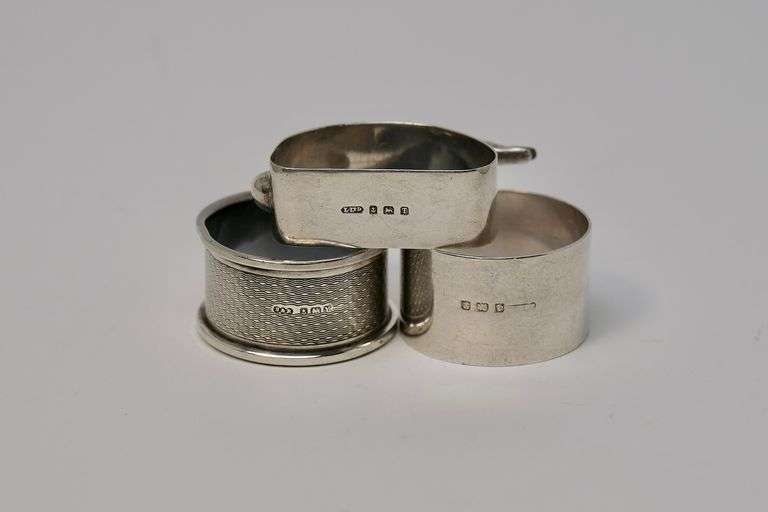 STERLING NAPKIN RINGS