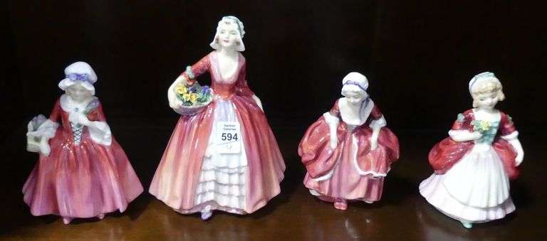 FOUR ROYAL DOULTON FIGURINES