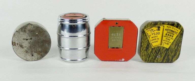 4 COIN BANKS