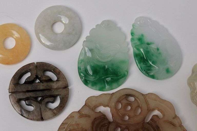 CHINESE STONE PENDANTS