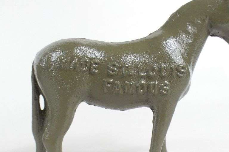 3 CAST IRON DONKEY BANKS