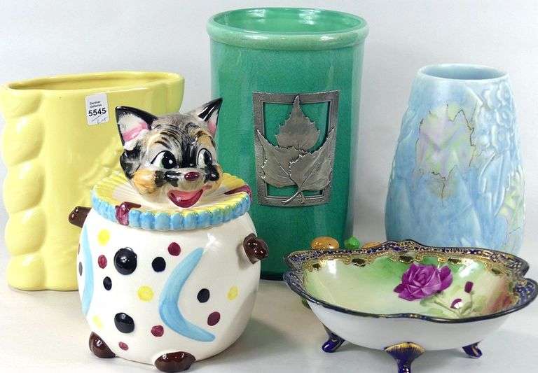 POTTERY, COOKIE JAR, TILE, ETC.