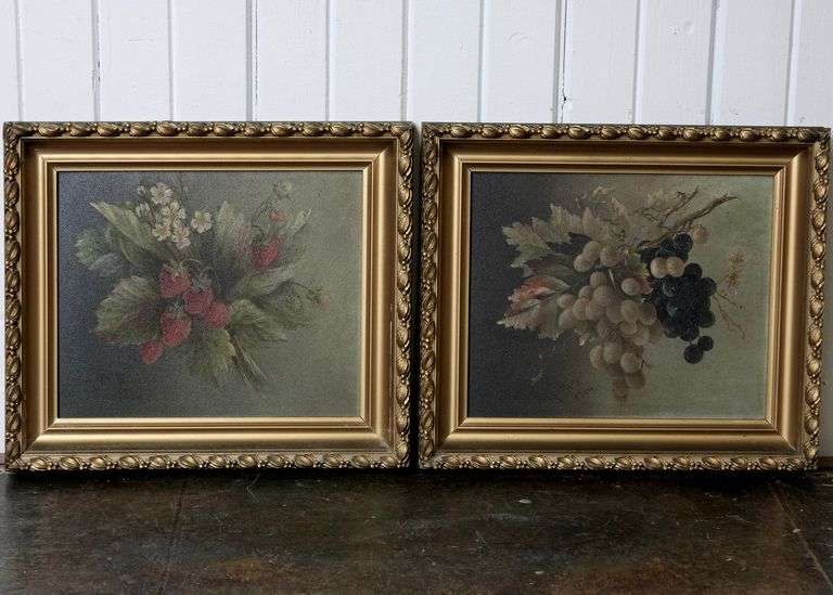 PAIR OF OIL PAINTINGS