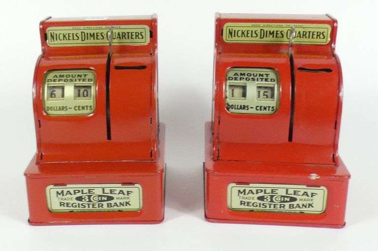 2 CASH REGISTER BANKS