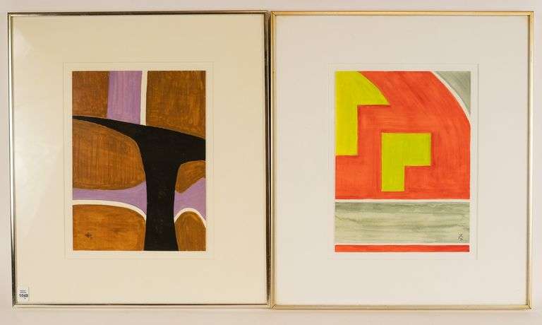 TWO WATERCOLOURS BY IAN TROWELL