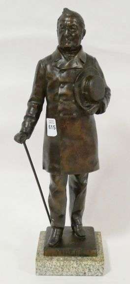 VINTAGE BRONZE SCULPTURE AFTER JEAN BULIO