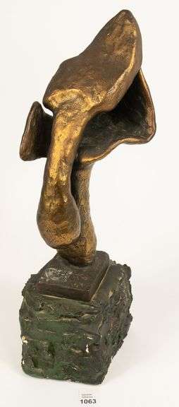 IAN TROWELL POLISHED BRONZE SCULPTURE
