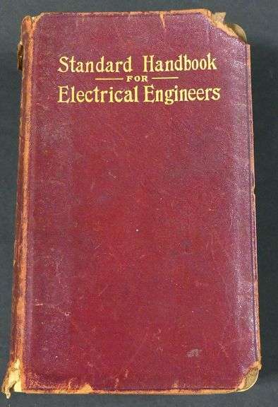 1910 "STANDARD HANDBOOK FOR ELECTRICAL ENGINEERS"