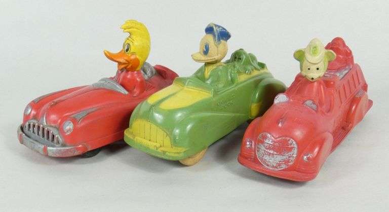 5 VICEROY RUBBER TOYS