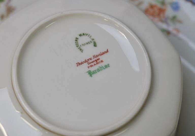 LIMOGES "PARADISE" DINNER SET