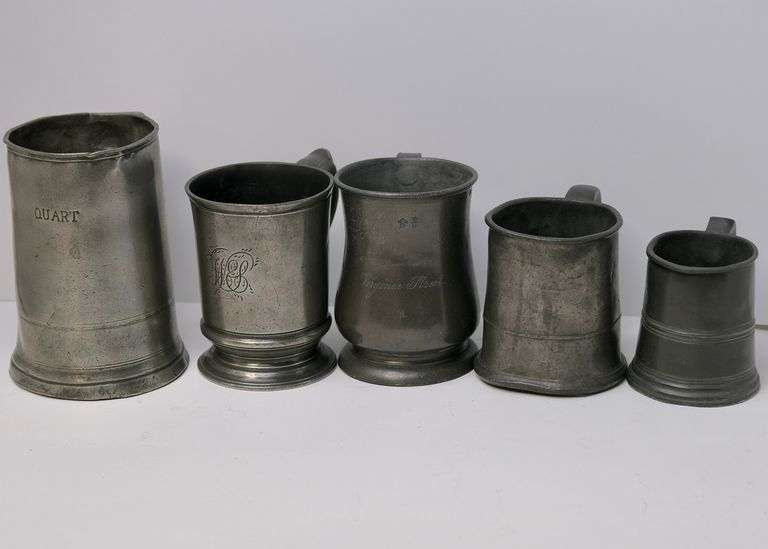 EARLY 19TH CENTURY PEWTER