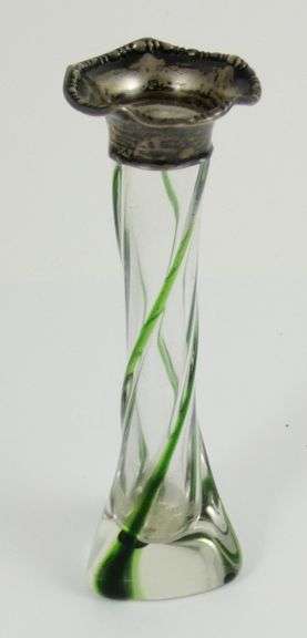 FIVE PIECES OF ANTIQUE GLASS
