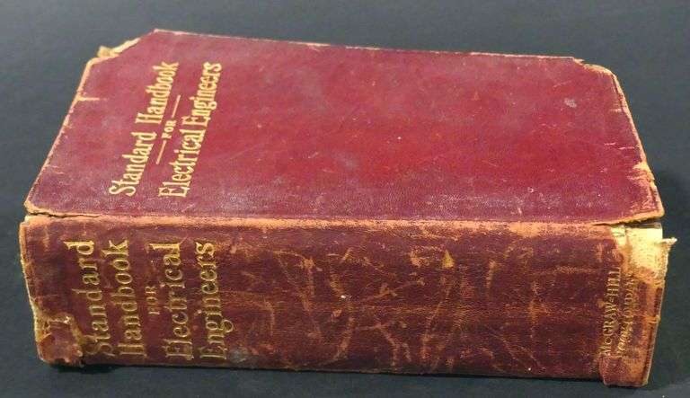 1910 "STANDARD HANDBOOK FOR ELECTRICAL ENGINEERS"