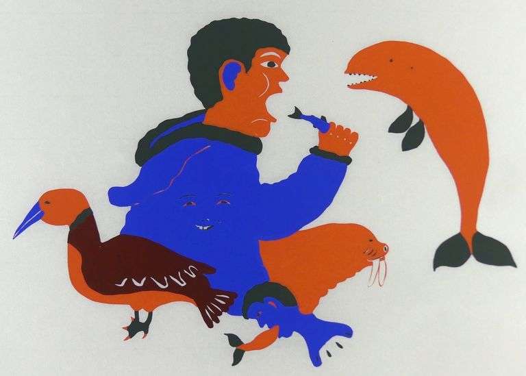INUIT SILKSCREEN PRINT